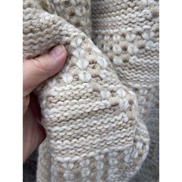 NWT Life is Beautiful  size L/XL cream and oatmeal open front cardigan - Picture 3 of 6